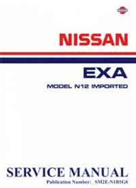 Nissan Pulsar (N12) Series EXA 1982 Factory Service & Repair Man